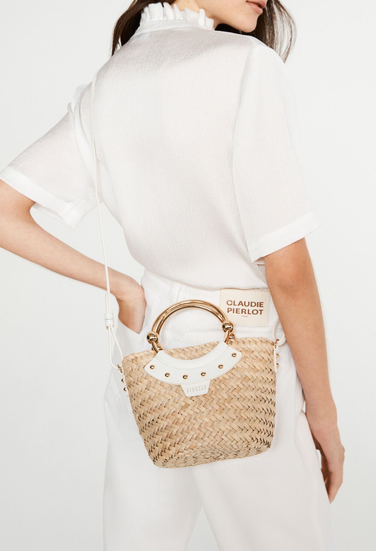 Basket blanche claudie pierlot outlet