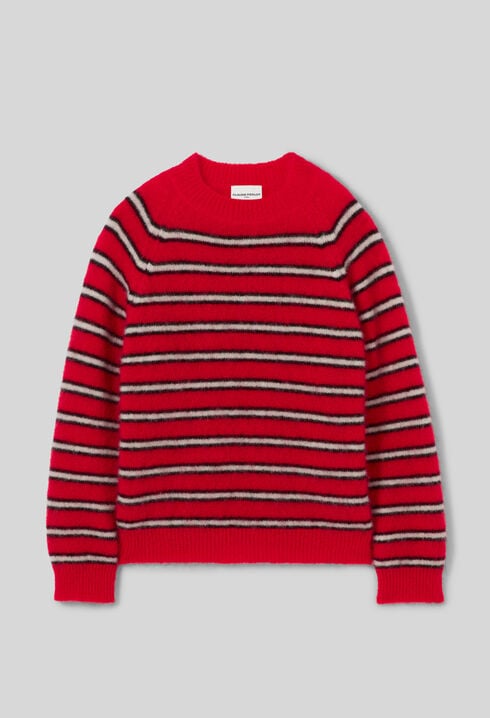 Pull large rayures