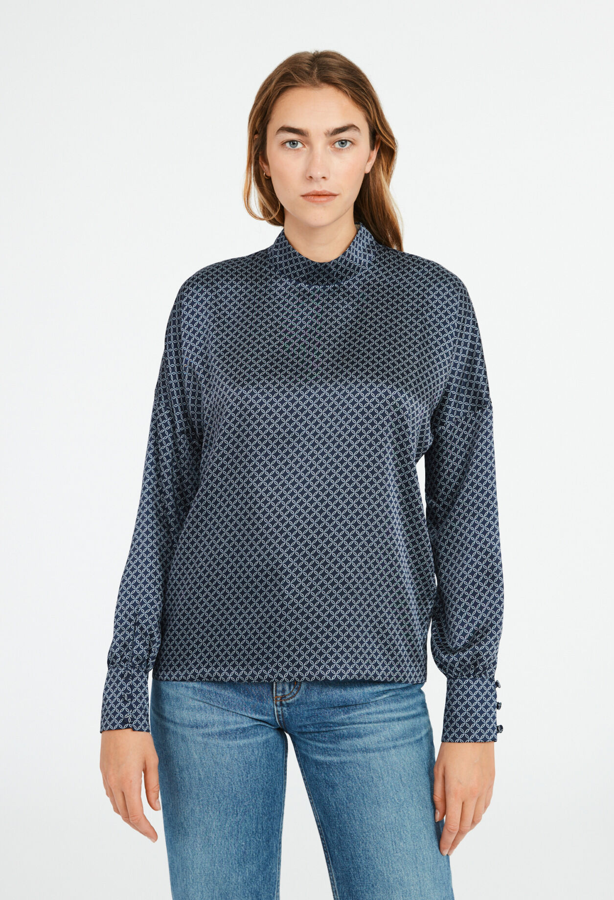 Blouse imprimé géométrique
