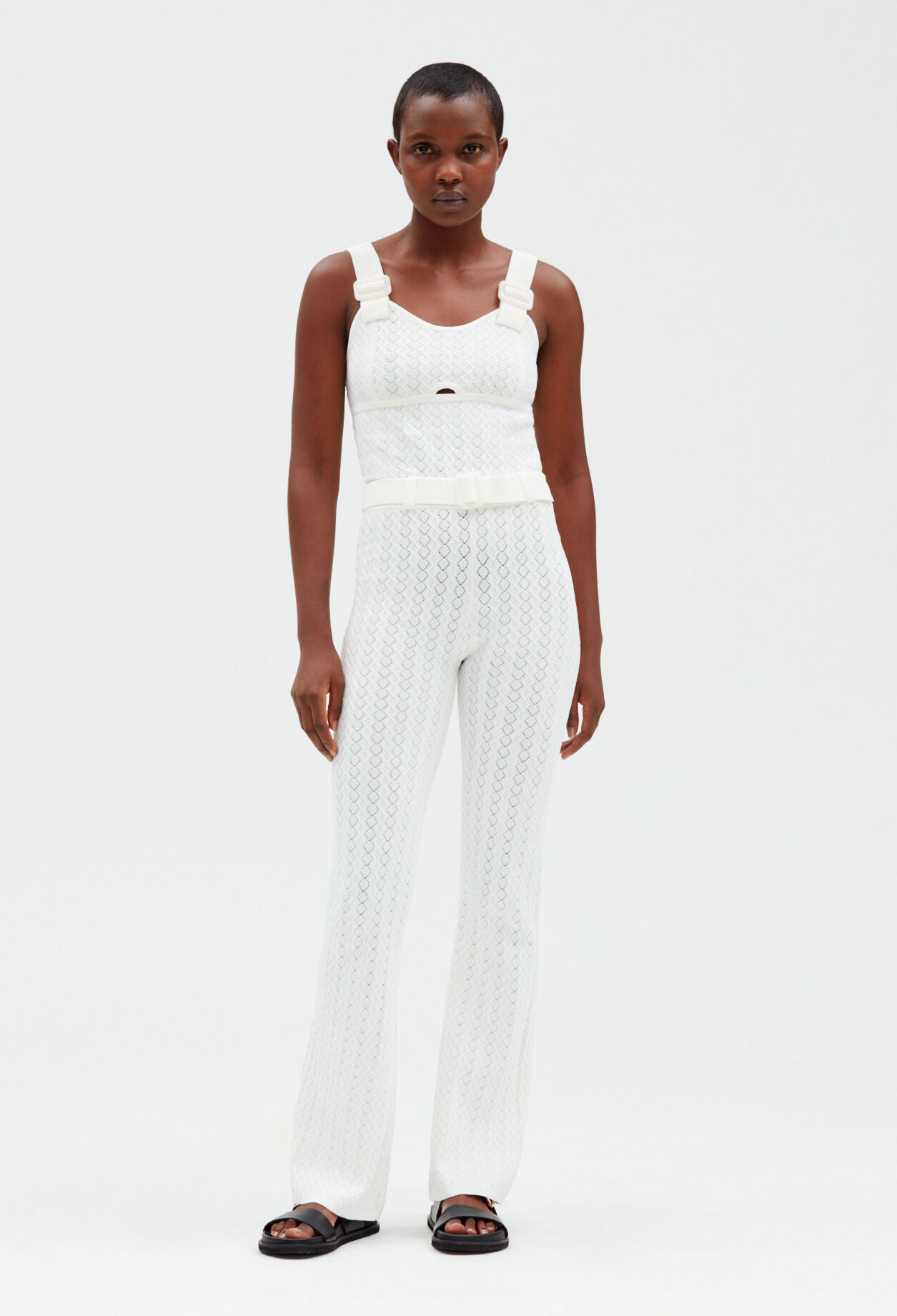 Off-white knitted vest top