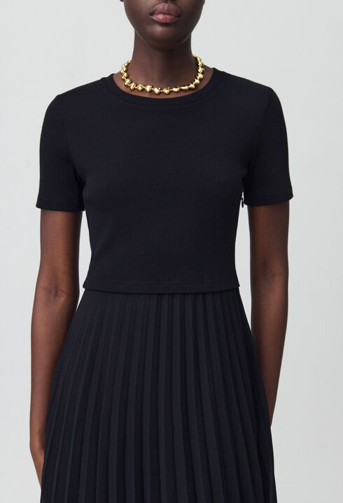 Robe Teli longue bimatière