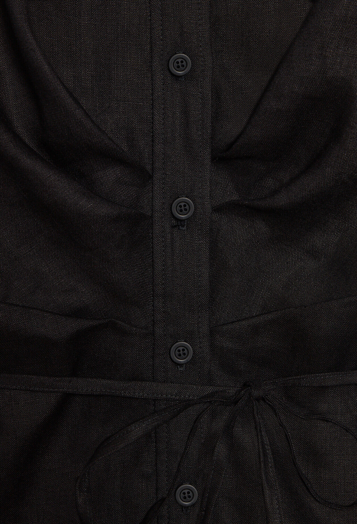 Short linen dress