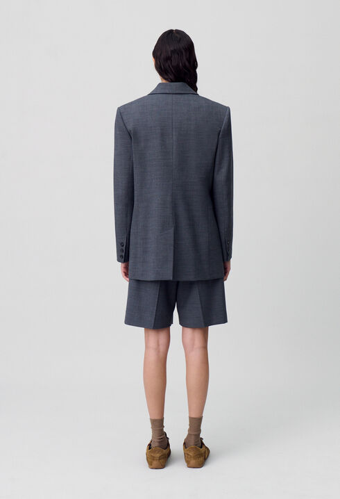 Double-Breasted Tailored Blazer
