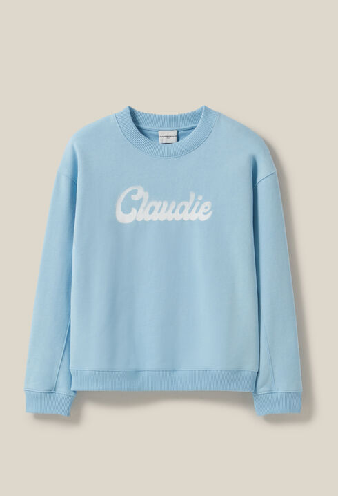 Oversized Claudie Print Sweatshirt