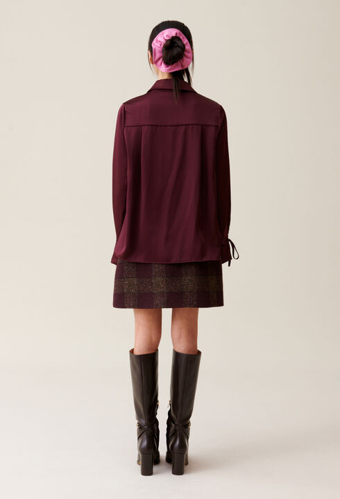 Flowy Blouse with Open Neck
