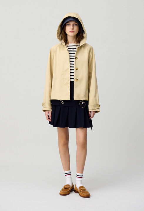 Parka légère à capuche