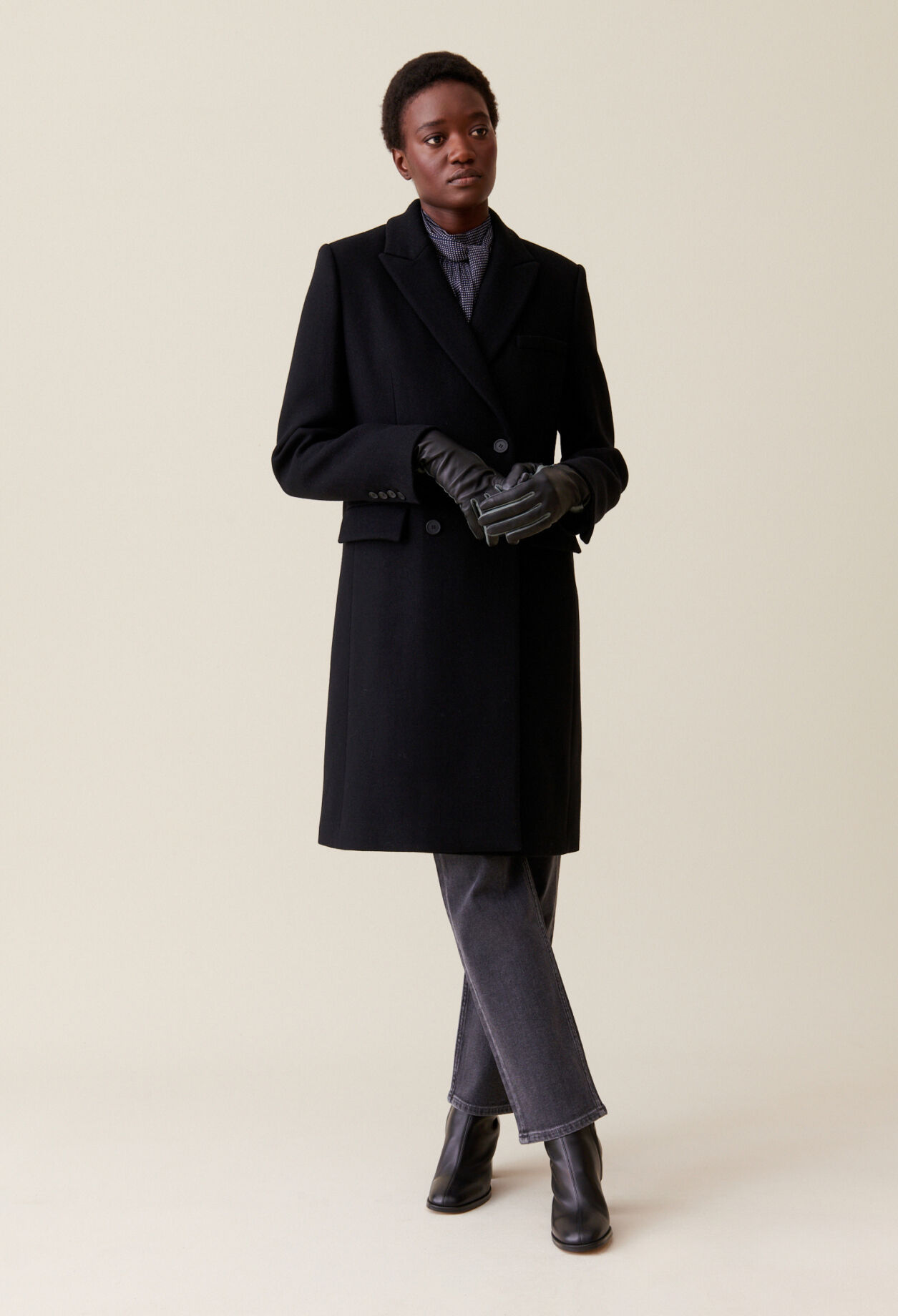 Quarter length coat outlet