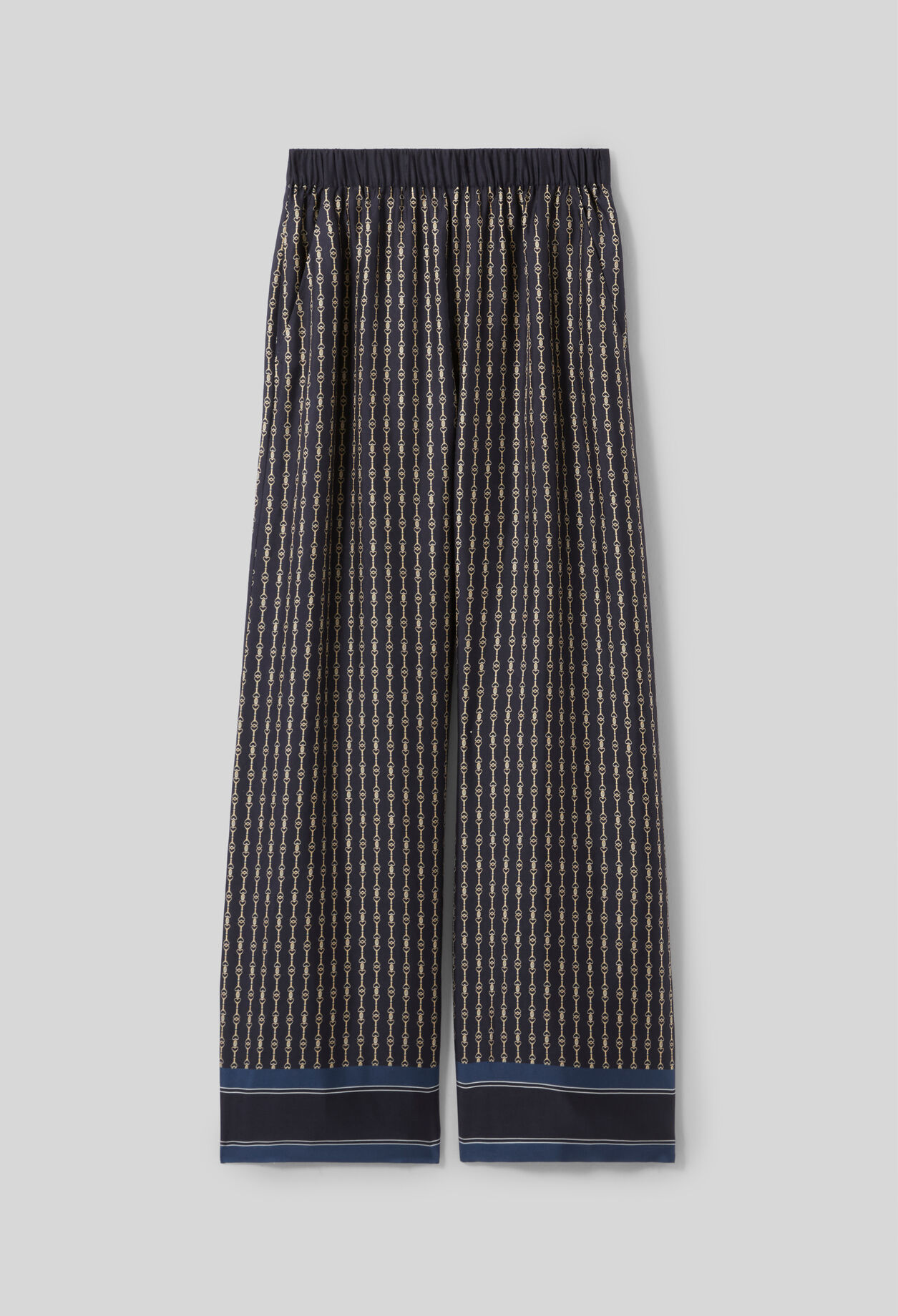 Flowy printed trousers