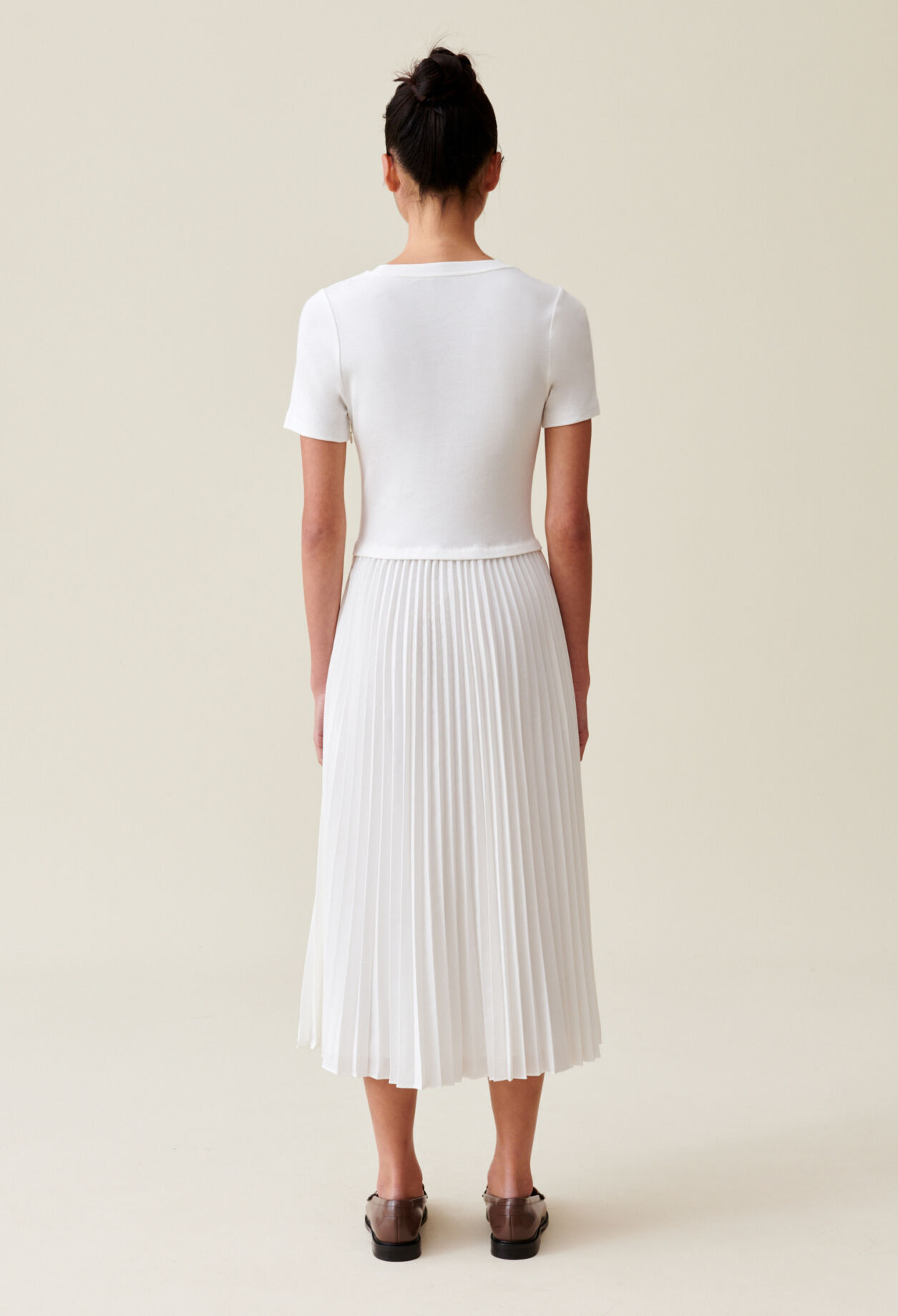 Robe Twist bi-matière