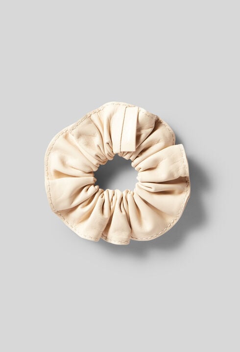 Chouchou cuir avec bijou