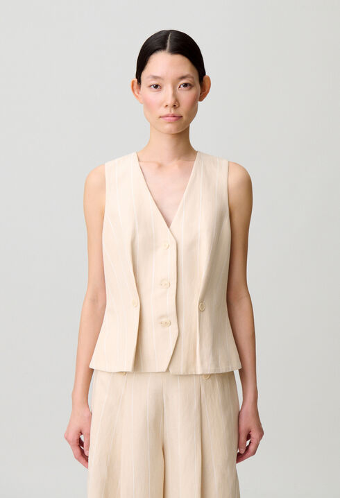 Gilet costume sans manche