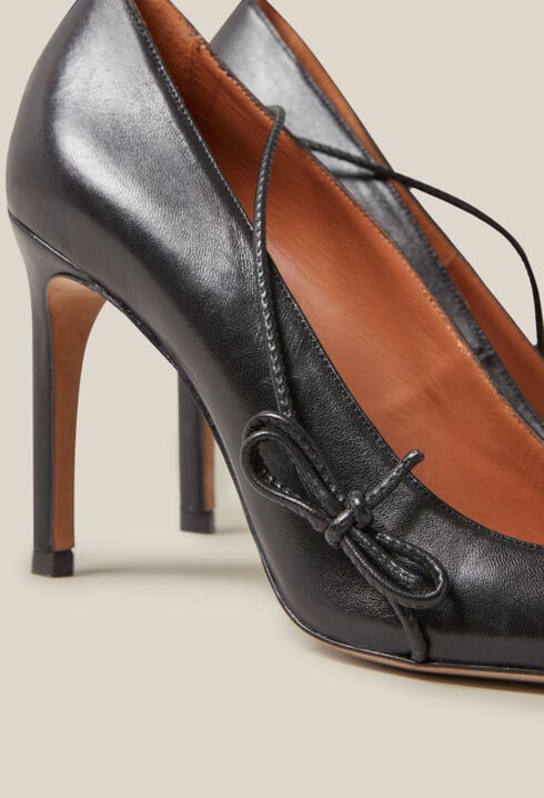 Escarpins cuir noir