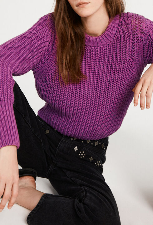 Chunky knit pullover