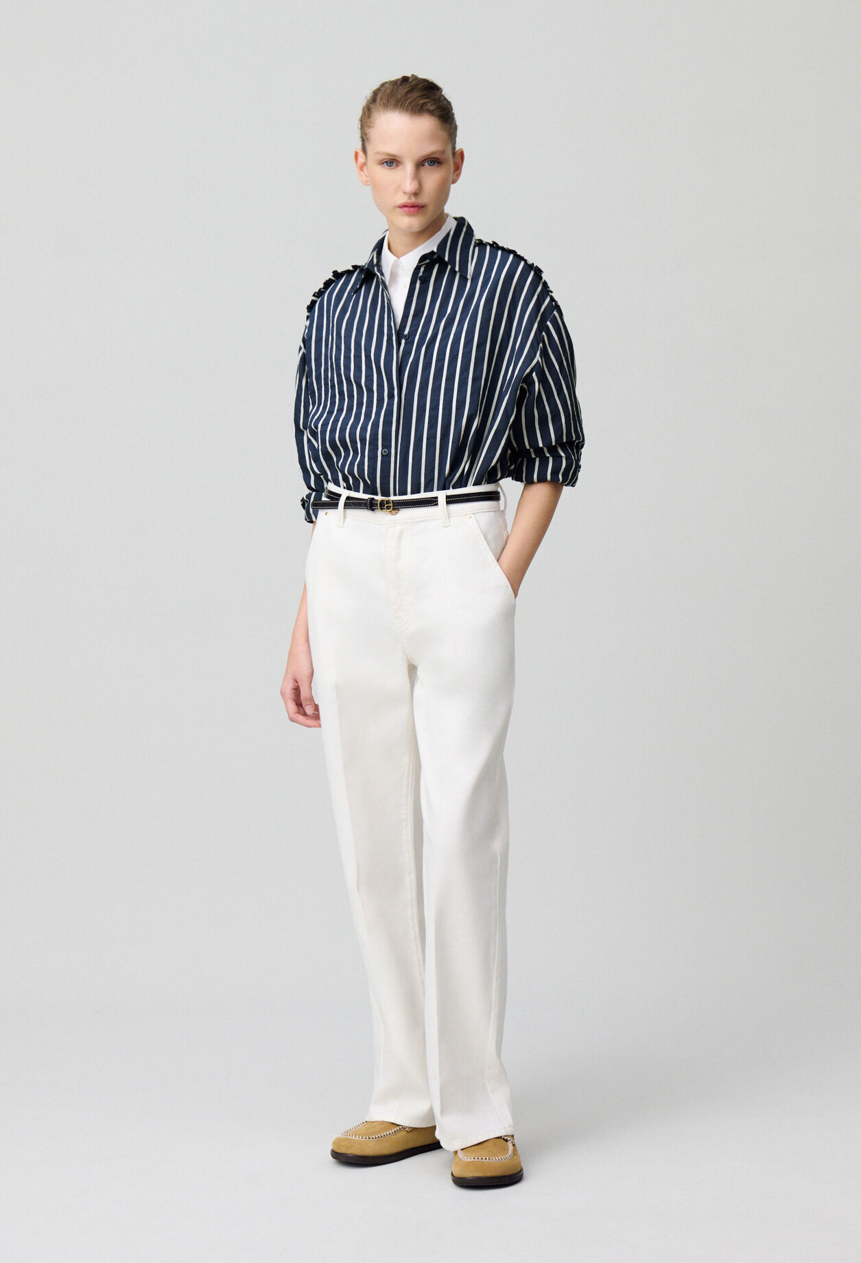Chemise fluide rayée