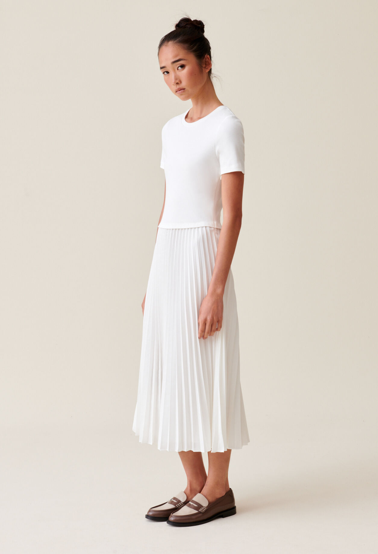 Robe Twist bi-matière