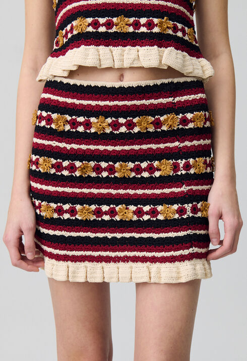 Crochet Mini Skirt