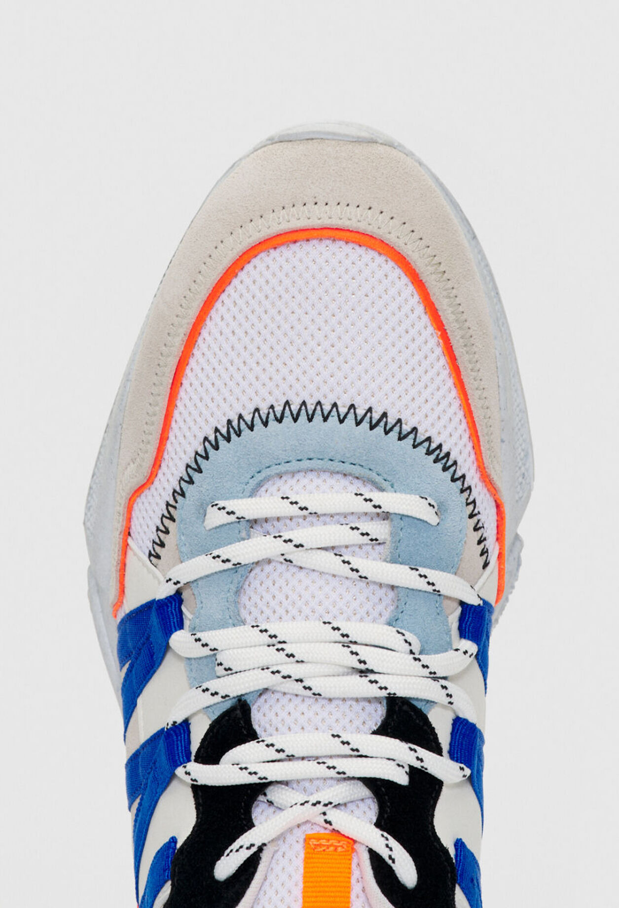 Sneakers graphiques en cuir