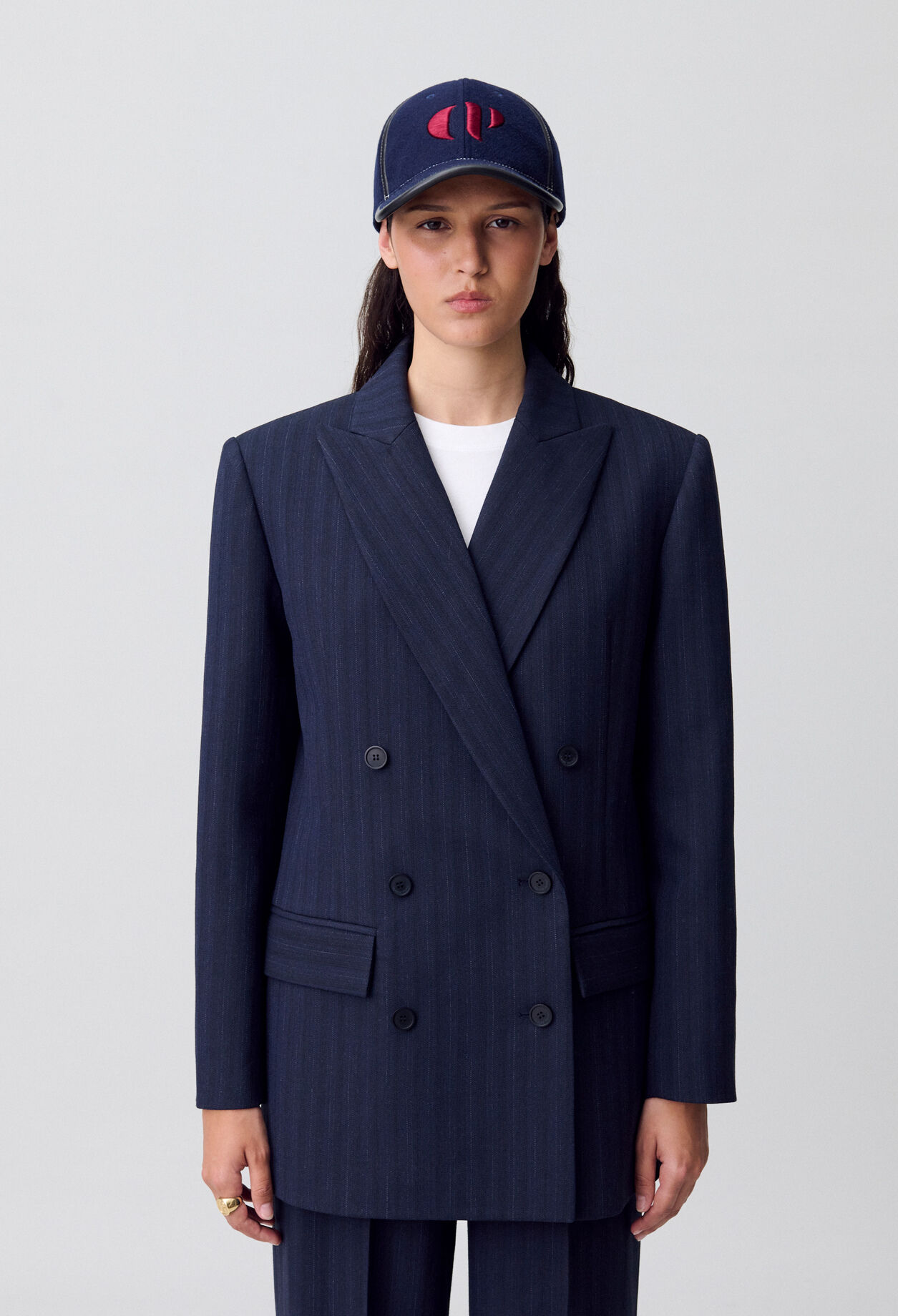 Double-breasted tailored jacket