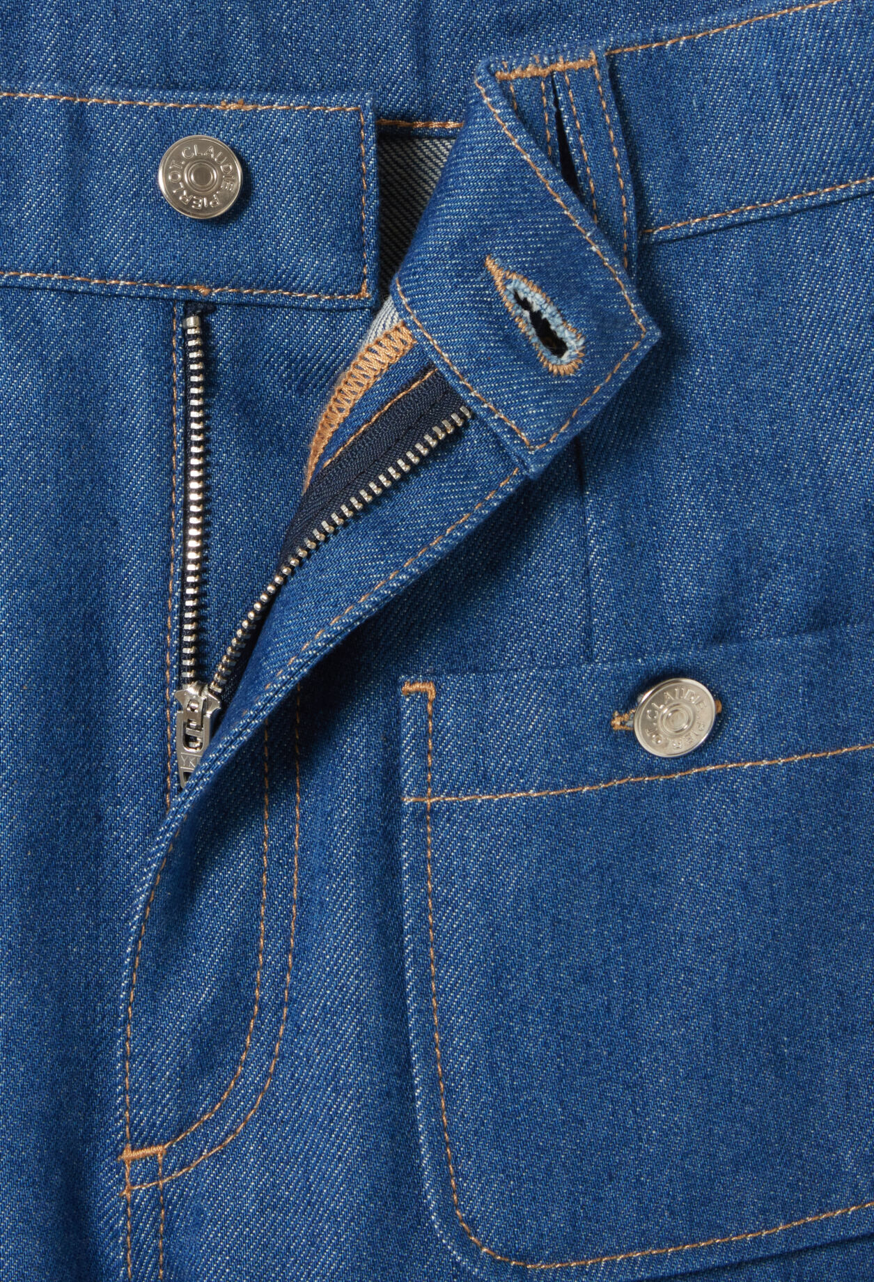 Jean large taille haute 