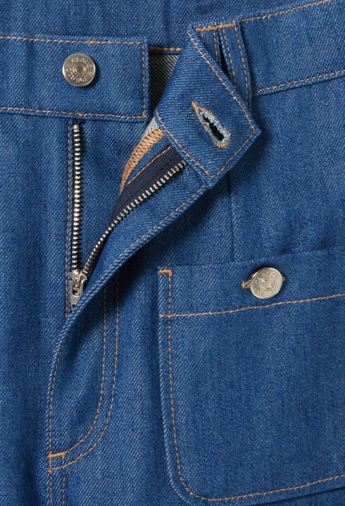 Jean large taille haute 