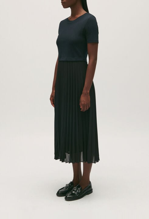 Robe Teli longue bimatière