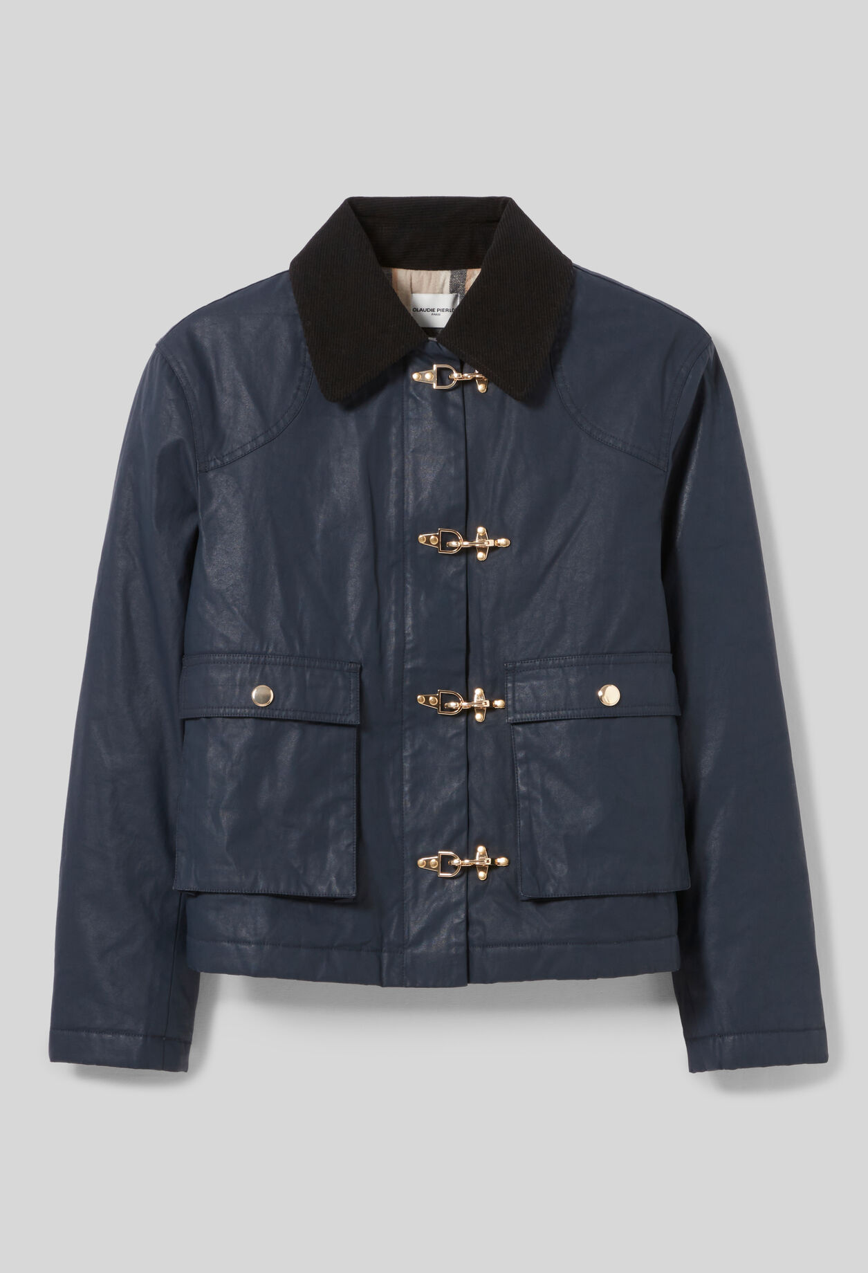 Parka courte cirée