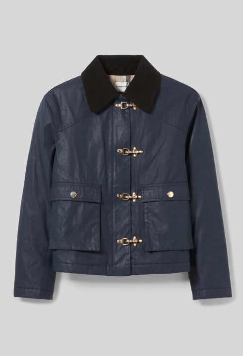 Parka courte cirée