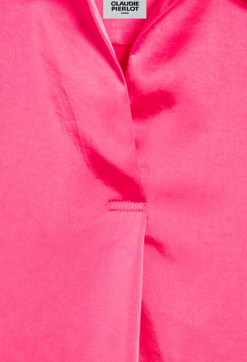 Blouse fluide rose