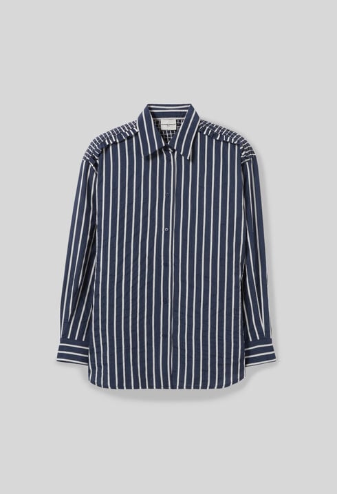 Striped fluid shirt