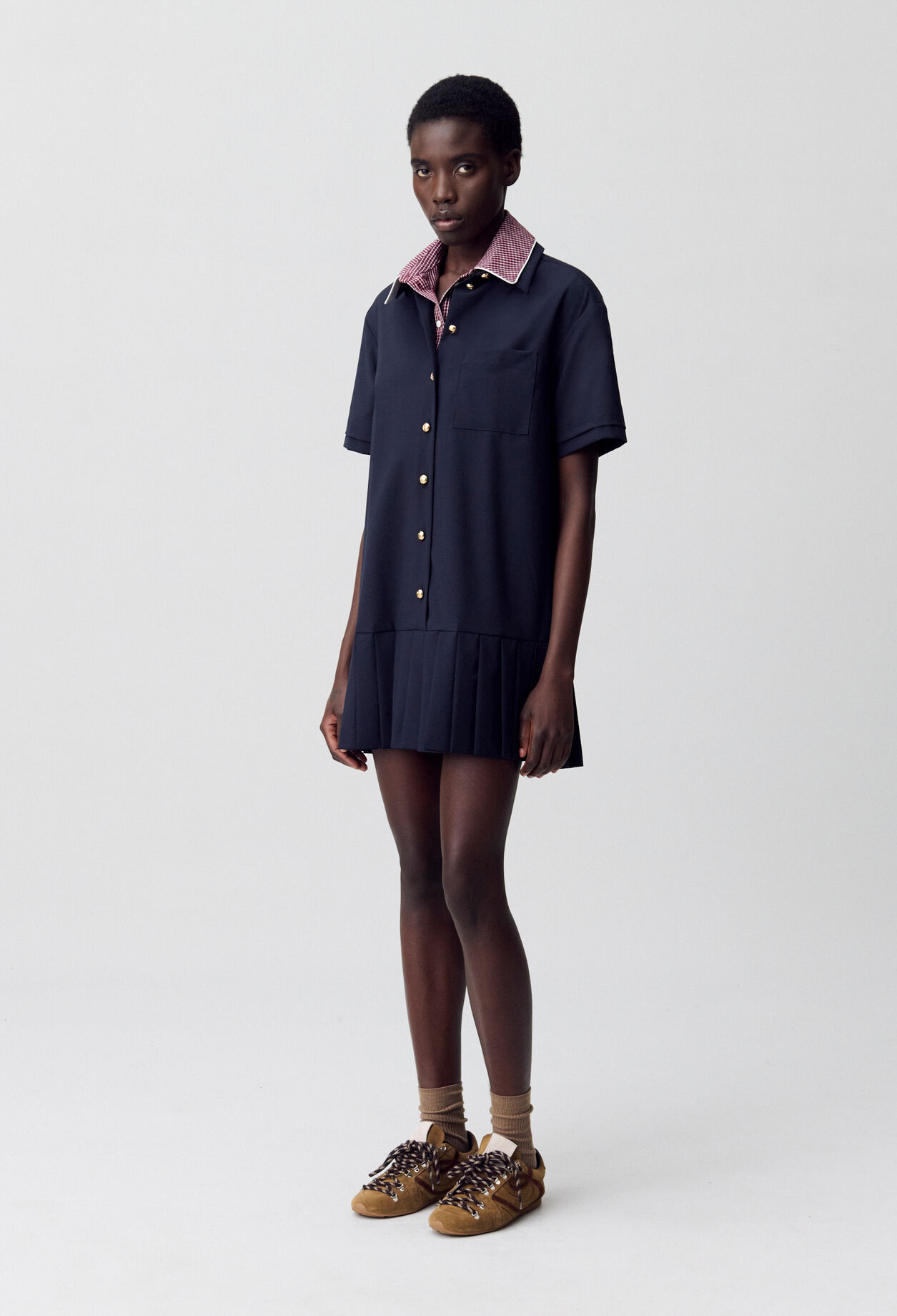 Robe courte chemise