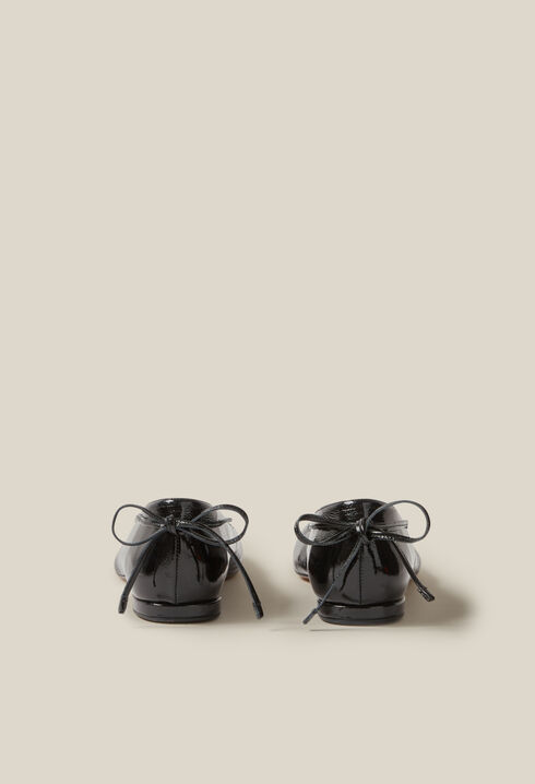 Ballerine cuir vernis