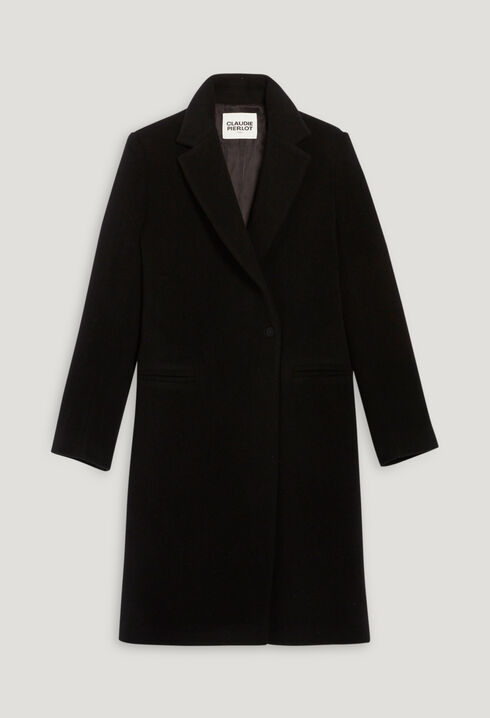 Manteau mi-long noir