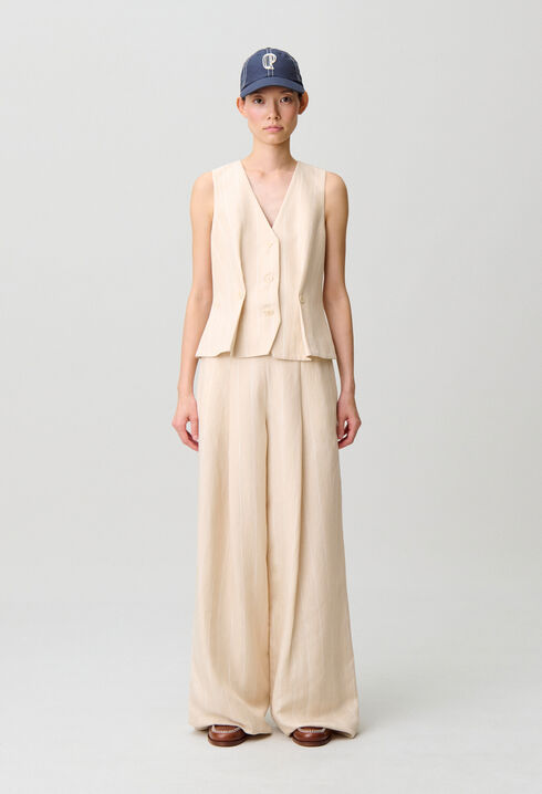 Gilet costume sans manche