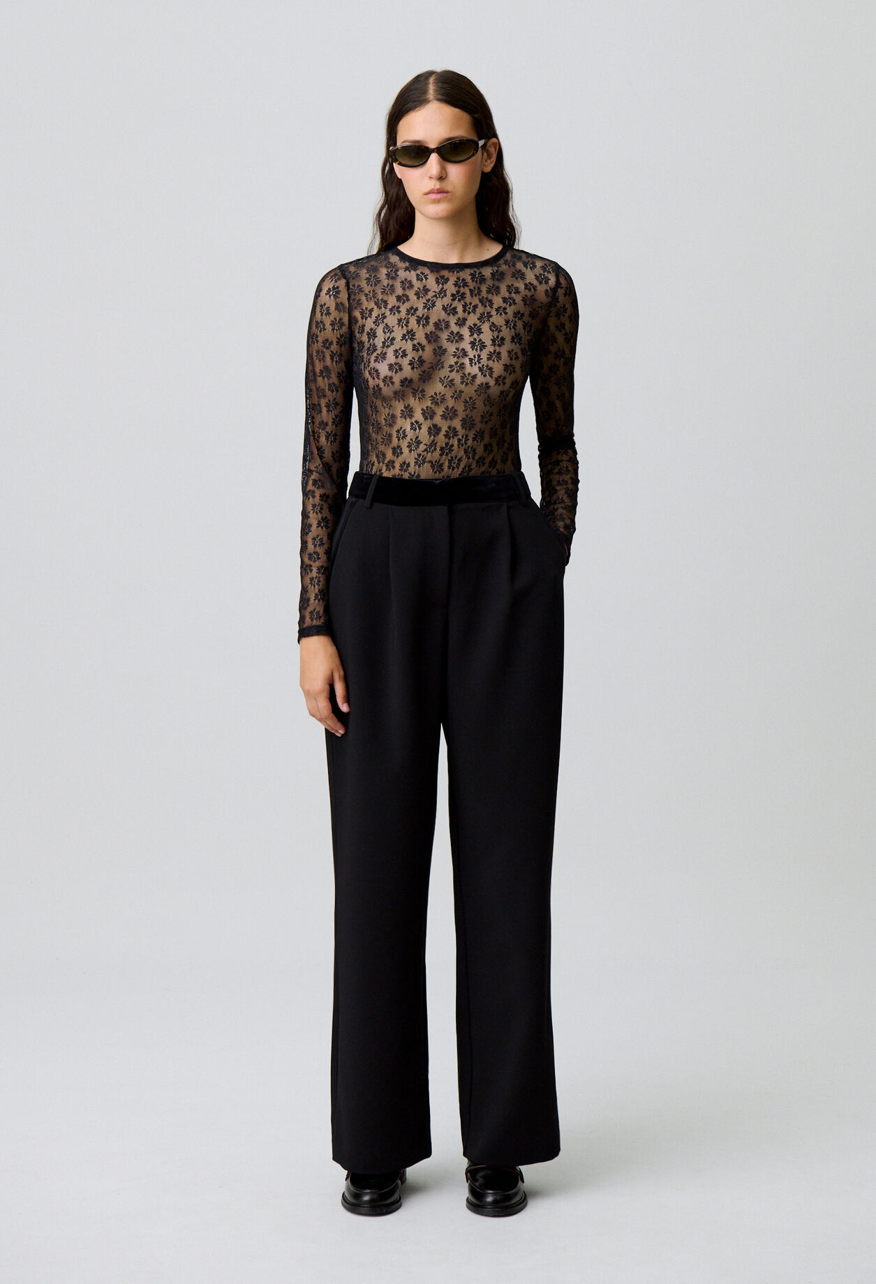 Pantalon droit tailleur