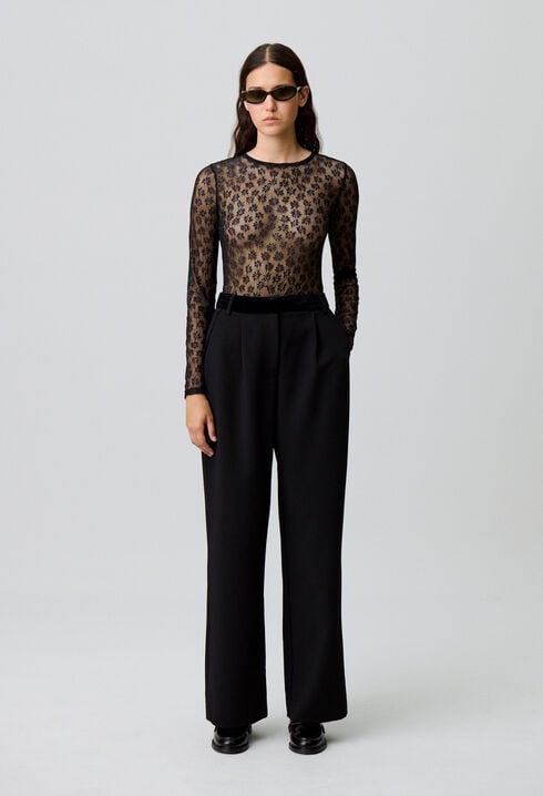 Pantalon droit tailleur