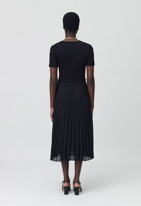 Robe Teli longue bimatière