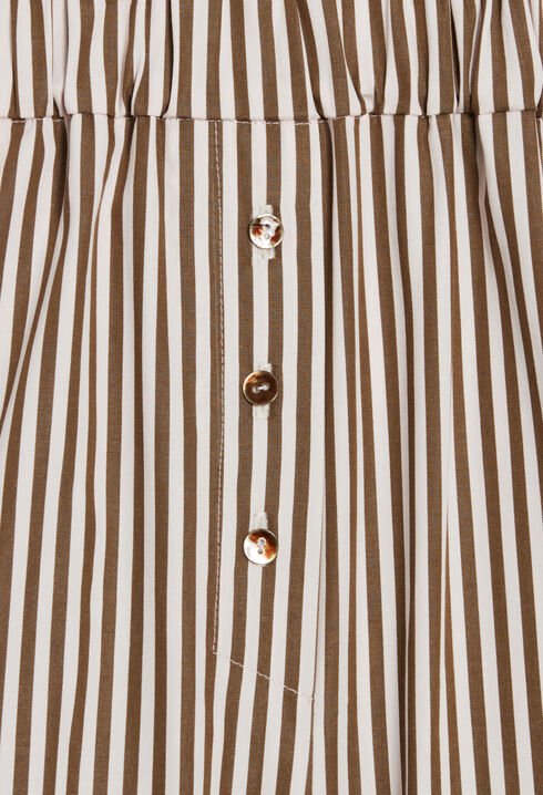 Bronze striped shorts