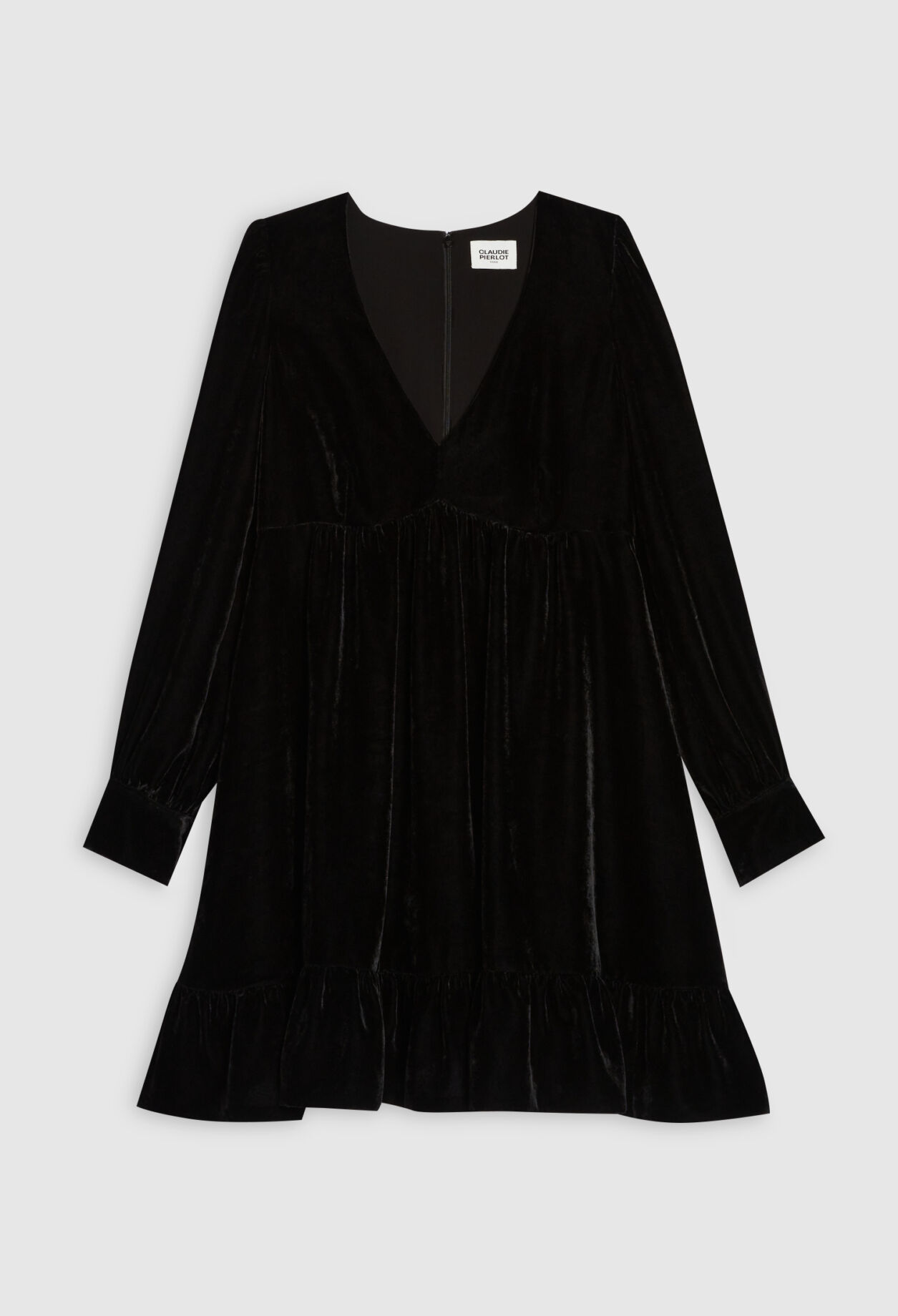 Robe courte velours noir