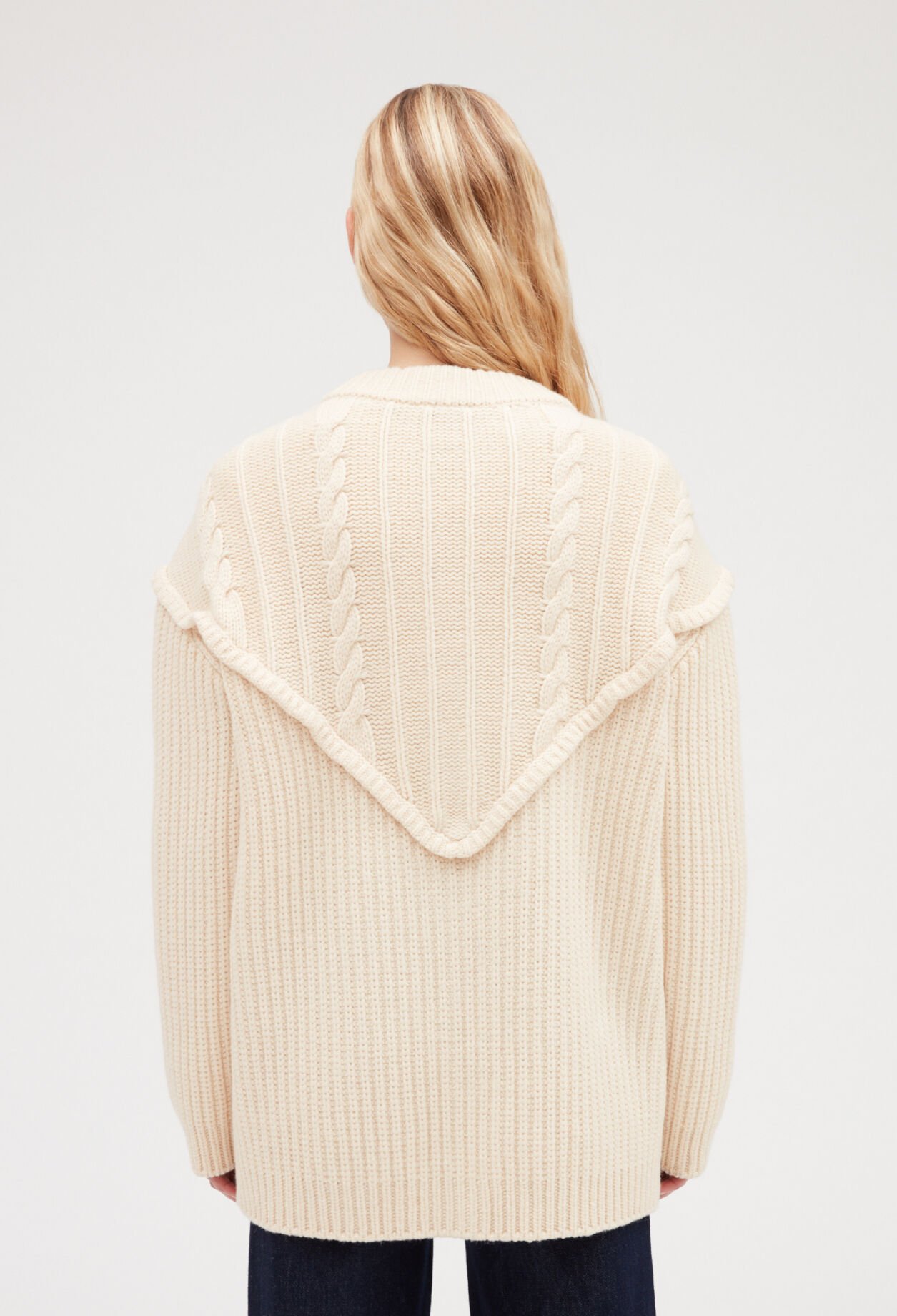 Wool buttoned waistcoat