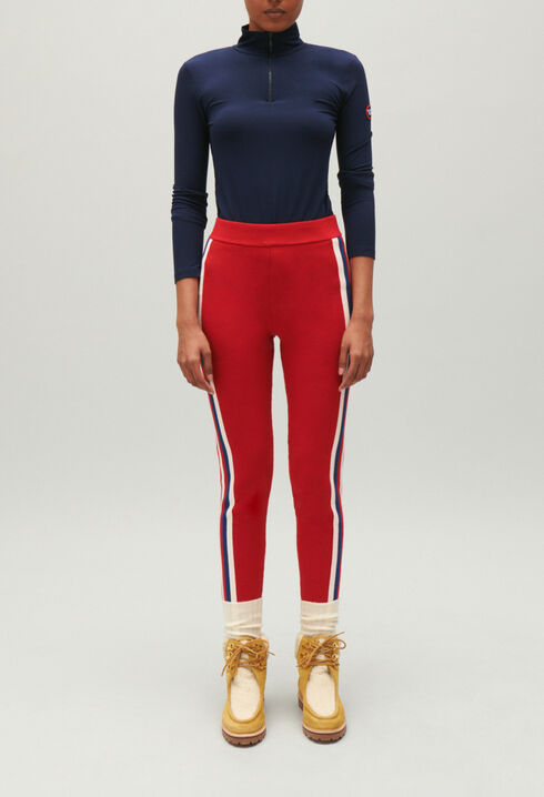 Woven leggings