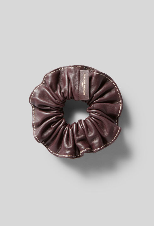 Leather Scrunchie