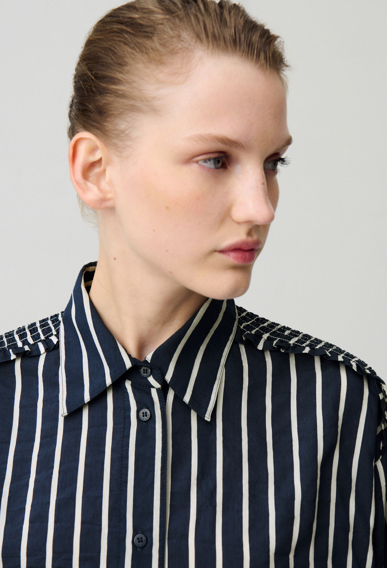 Chemise fluide rayée