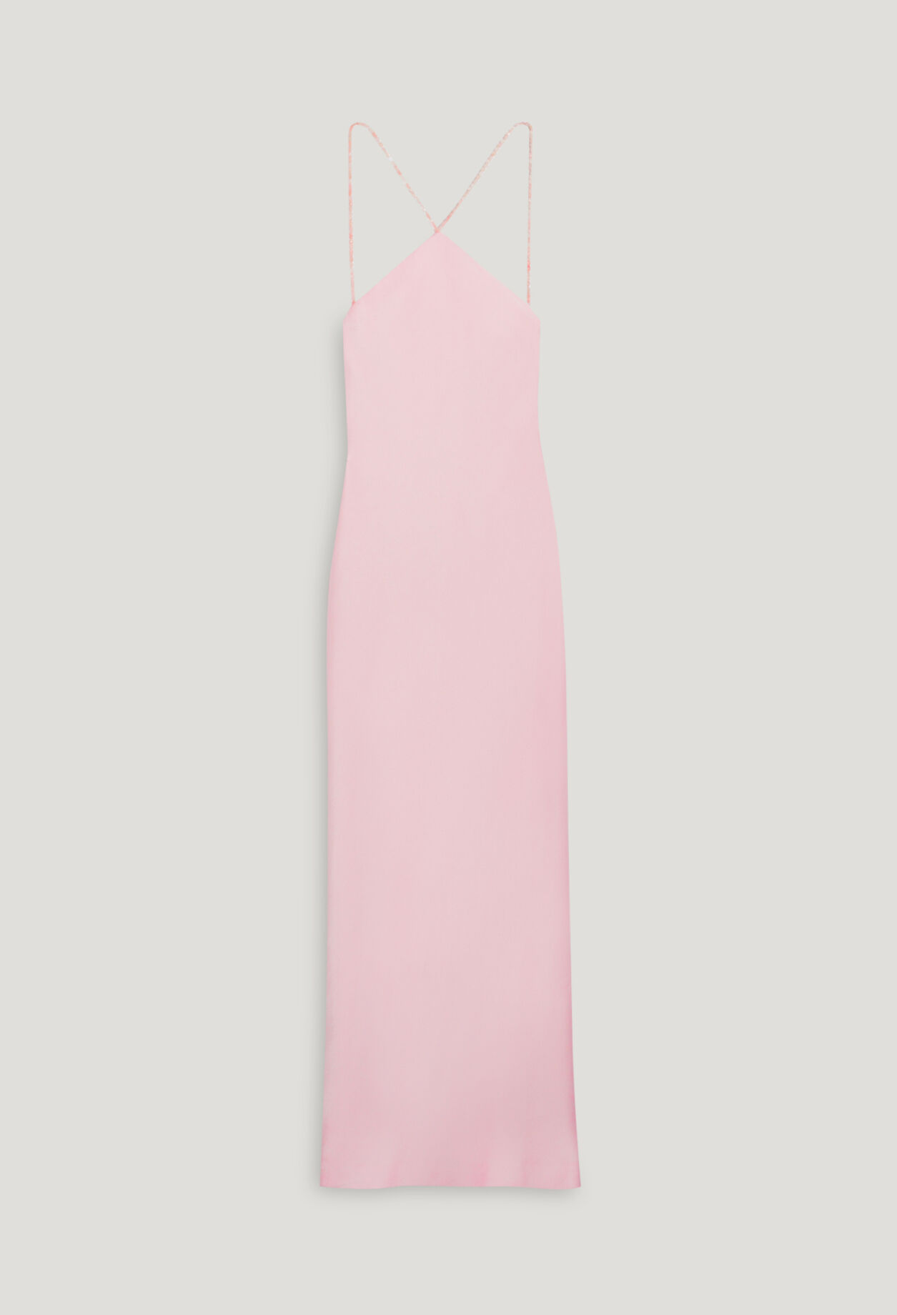 Robe longue blush