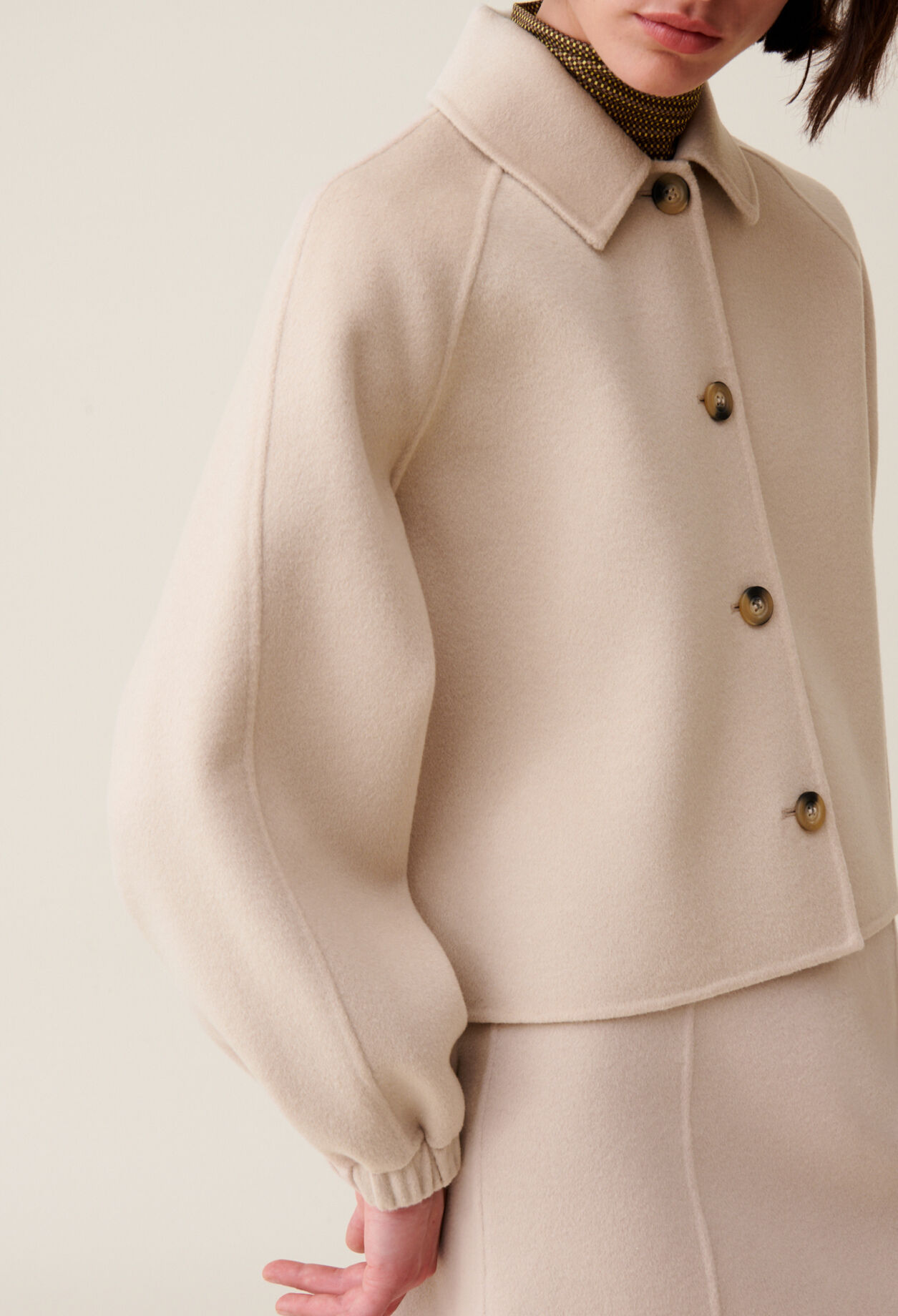 Short Shirt Collar Jacket