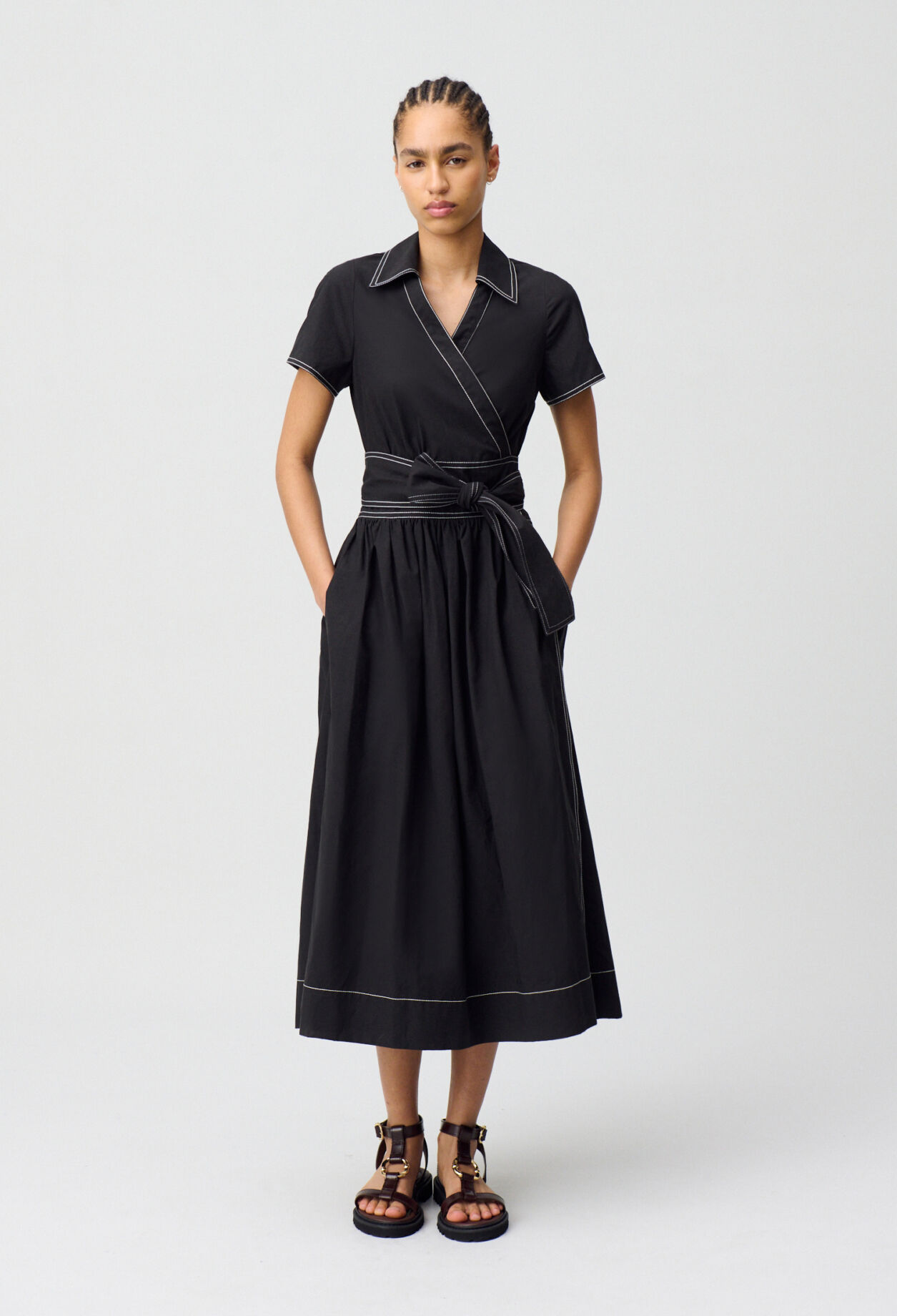 Belted Maxi Dress
