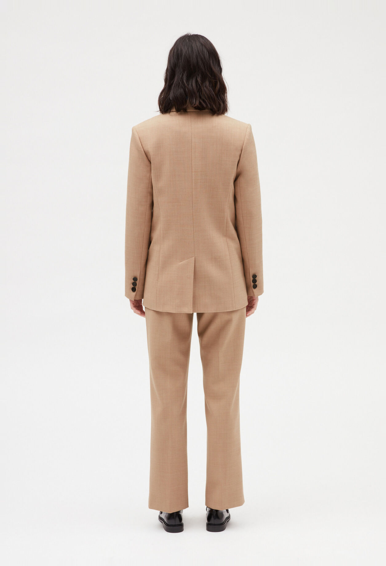 Veste tailleur beige
