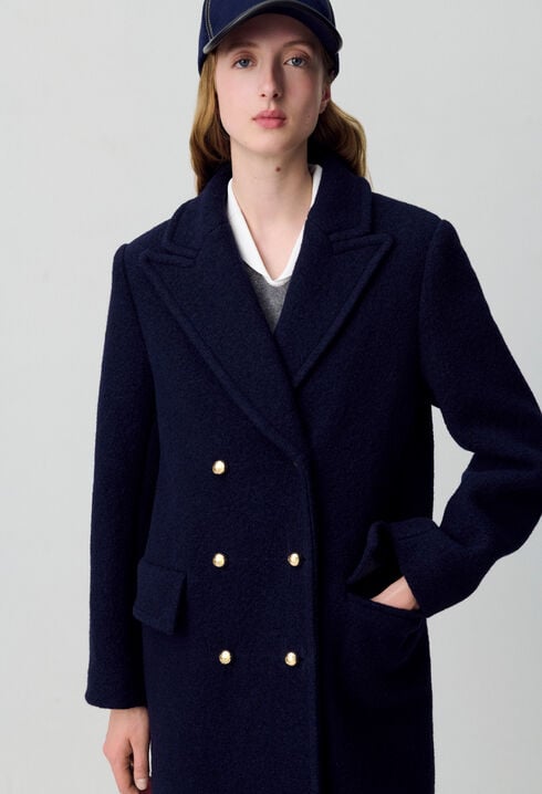 Manteau long droit