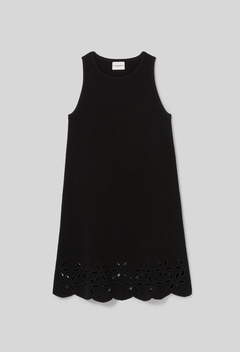 Robe courte maille fine