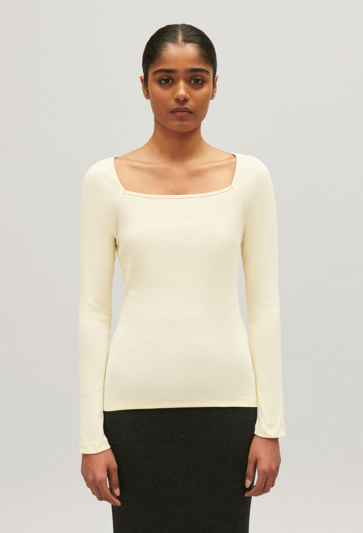 T-shirt coton beige