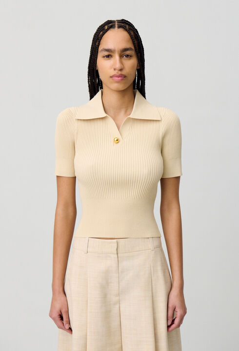 Fine knit top